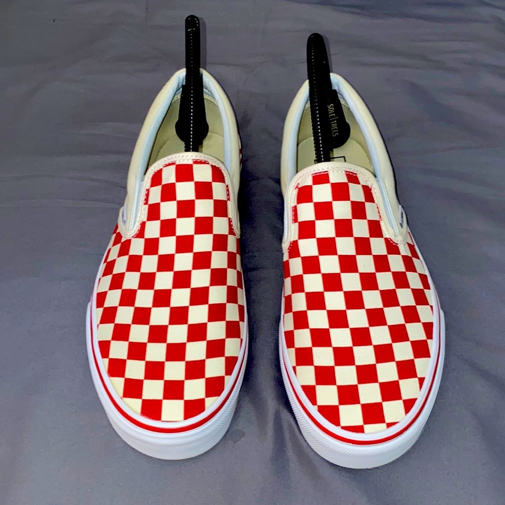 Red Checkered Vans “Slip Ons”